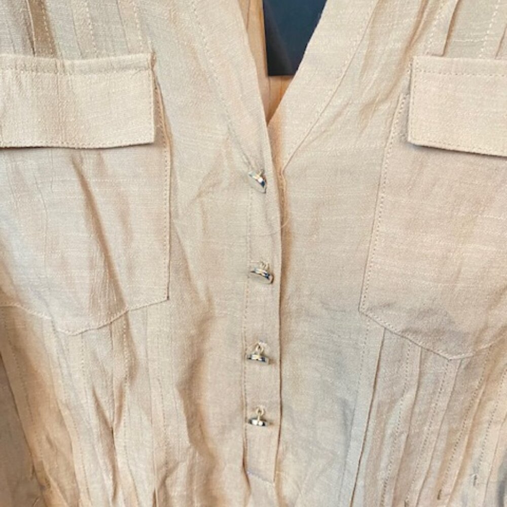 Cocomo Tan lightweight Blouse - Picture 7 of 8